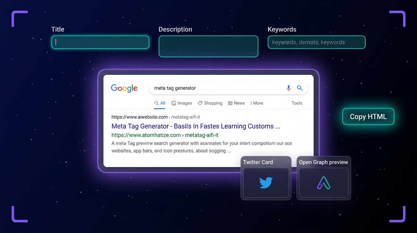 Meta Tag Generator