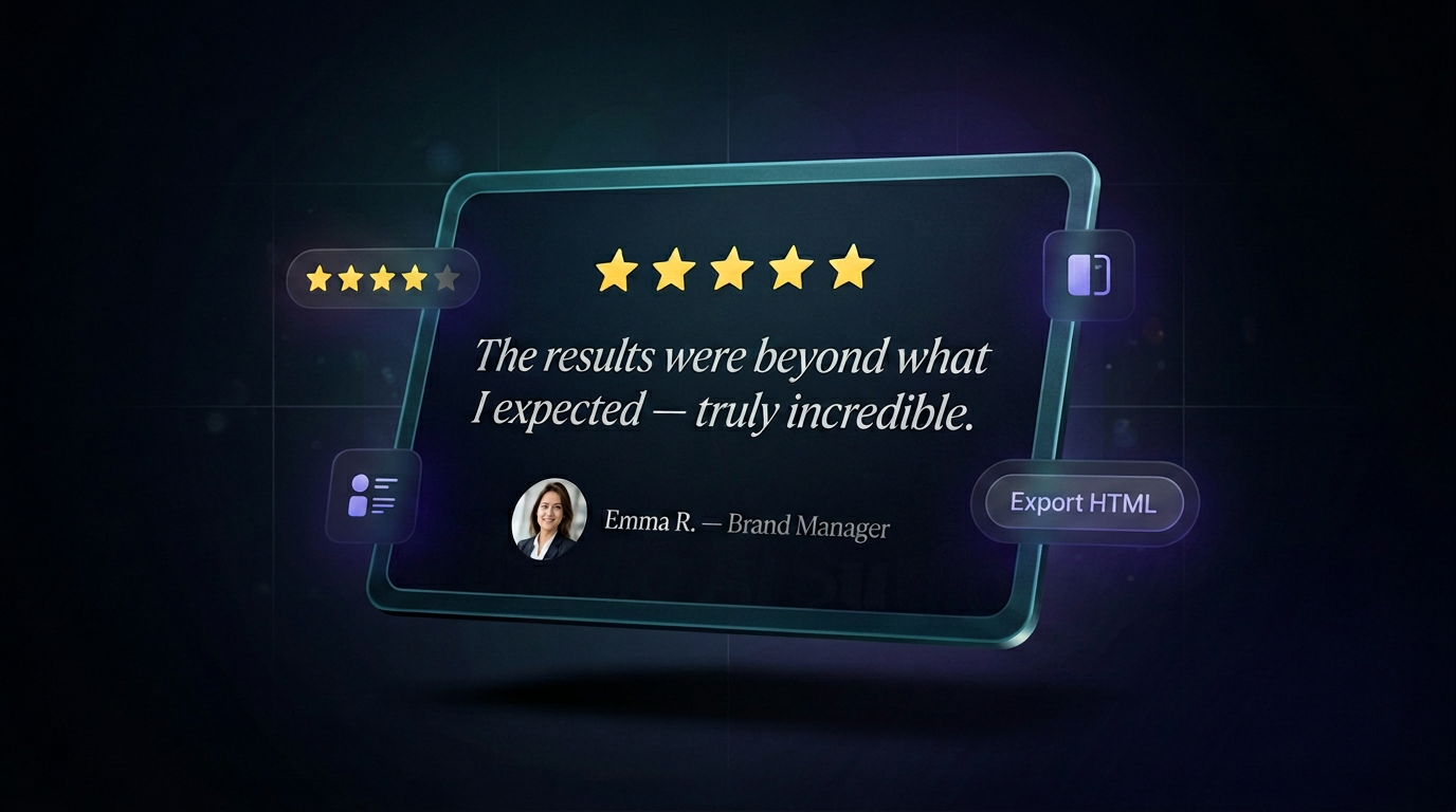 Testimonial Card